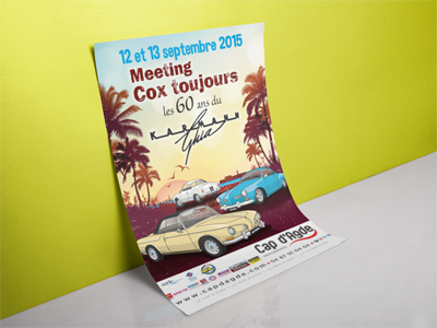 Affiche meeting "COX TOUJOURS 2015"